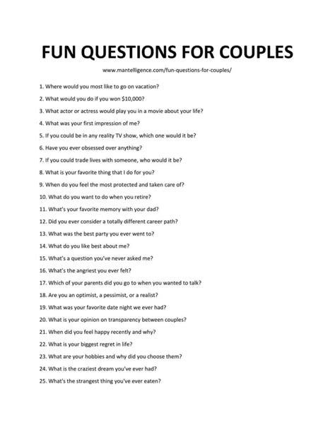scenario questions for dating